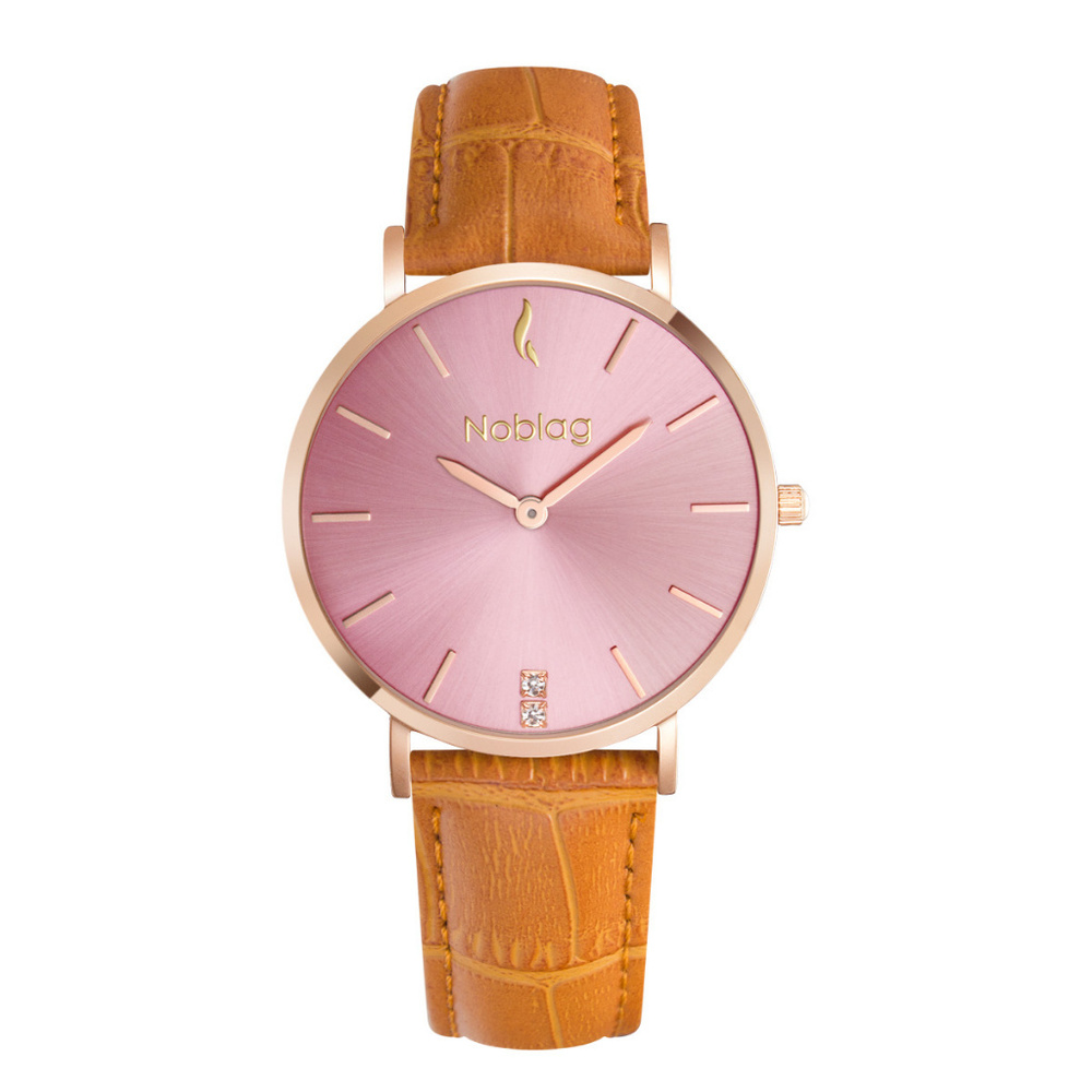 Noblag women's watches tan leather 36mm